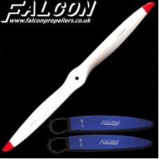 Falcon 28x10 Carbon Propeller White/Red